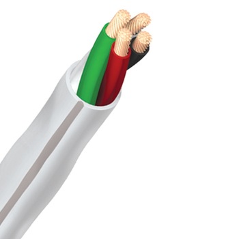 Cablu de boxe bi-wiring AudioQuest FLX/SLiP 14/4, (4 x 2.08mm), bulk, la metru, alb Cablu de boxe bi-wiring AudioQuest FLX/SLiP 14/4, (4 x 2.08mm), bulk, la metru, alb
