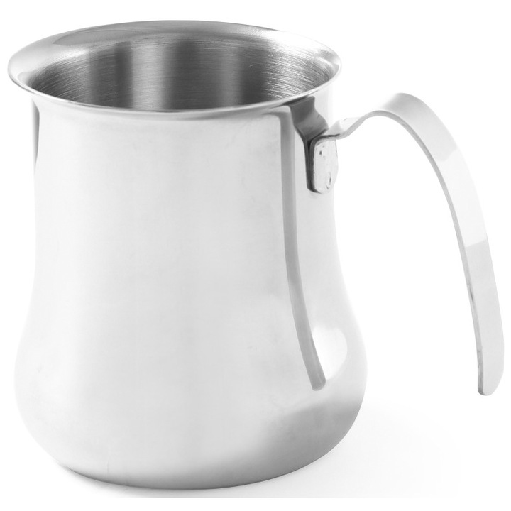 Чаша Hendi, За приготвяне на капучино, 0.7 л, 95x(H)105 мм, Инокс