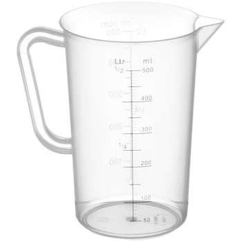 Cana gradata din polipropilena 0,50 lt, 90x(H)140 mm, Hendi Cana gradata din polipropilena 0,50 lt, 90x(H)140 mm, Hendi