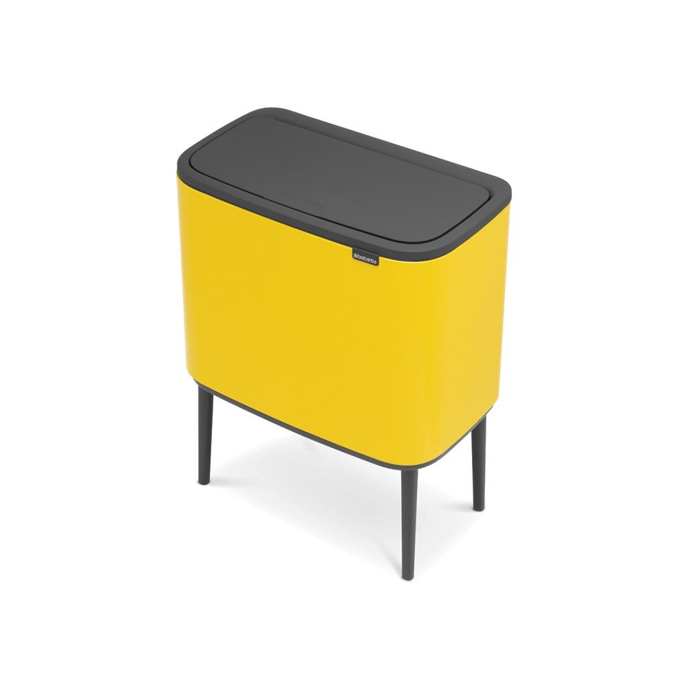 Cos de gunoi Bo Touch Bin, 3 x 11L, Daisy Yellow, Brabantia