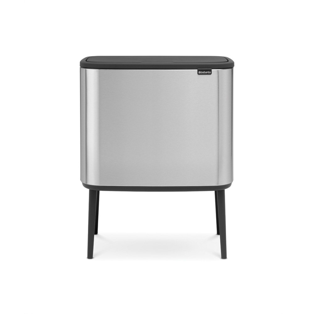 Cos de gunoi Bo Touch Bin, 3 x 11L, Matt Steel Fingerprint Proof
