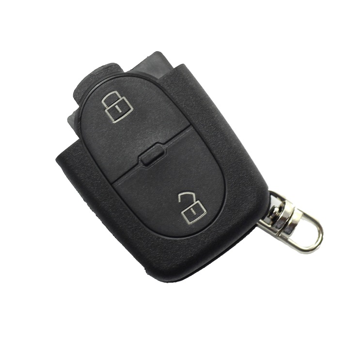 Accesoriu carcasa cheie Audi CC041, 2 butoane, tip mic, fara buton panica
