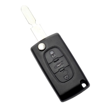 Carcasa cheie Peugeot 406 tip briceag CC097, 3 butoane, lama NE78-SH3 cu suport baterie si buton portbagaj Carcasa cheie Peugeot 406 tip briceag CC097, 3 butoane, lama NE78-SH3 cu suport baterie si buton portbagaj