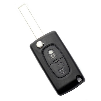 Carcasa cheie Peugeot 407 tip briceag CC098, 2 butoane, lama HU83-SH2 cu suport baterie Carcasa cheie Peugeot 407 tip briceag CC098, 2 butoane, lama HU83-SH2 cu suport baterie