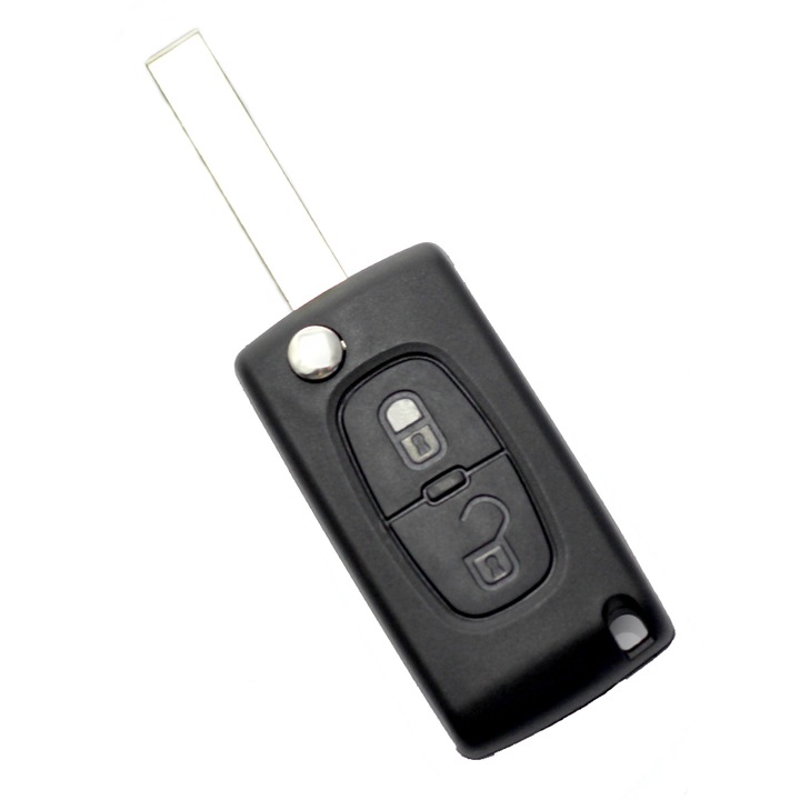 Carcasa cheie Citroen 307 tip briceag CC103, lama VA2-SH2 fara suport baterie