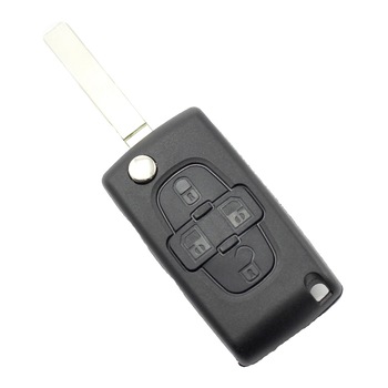 Carcasa cheie Peugeot tip briceag CC200, 4 butoane, fara suport baterie, model HU83-SH4 Carcasa cheie Peugeot tip briceag CC200, 4 butoane, fara suport baterie, model HU83-SH4