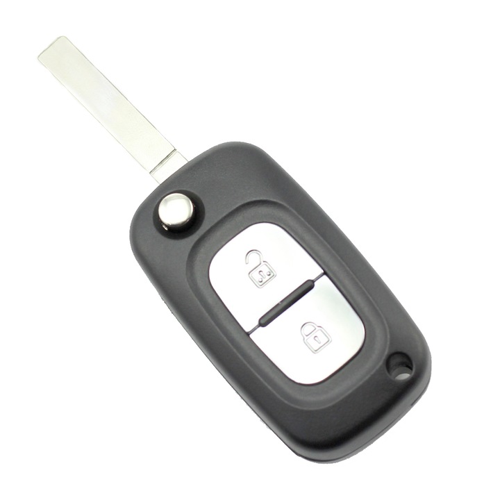 Carcasa cheie Renault tip briceag CC232, 2 butoane fara logo