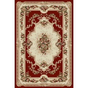 Covor Clasic, Lotos 574, Rosu, 80x200 cm, 1800 gr/mp Covor Clasic, Lotos 574, Rosu, 80x200 cm, 1800 gr/mp