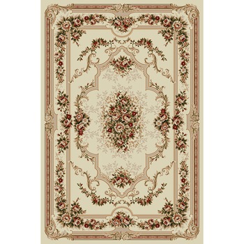 Covor Clasic, Lotos 574, Crem / Bej, 80x150 cm, 1800 gr/mp Covor Clasic, Lotos 574, Crem / Bej, 80x150 cm, 1800 gr/mp