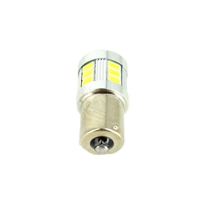 2 fázisú izzó, BAY15D, 5630 18SMD, , nem poláris, fehér fény, 9 V - 30 V
