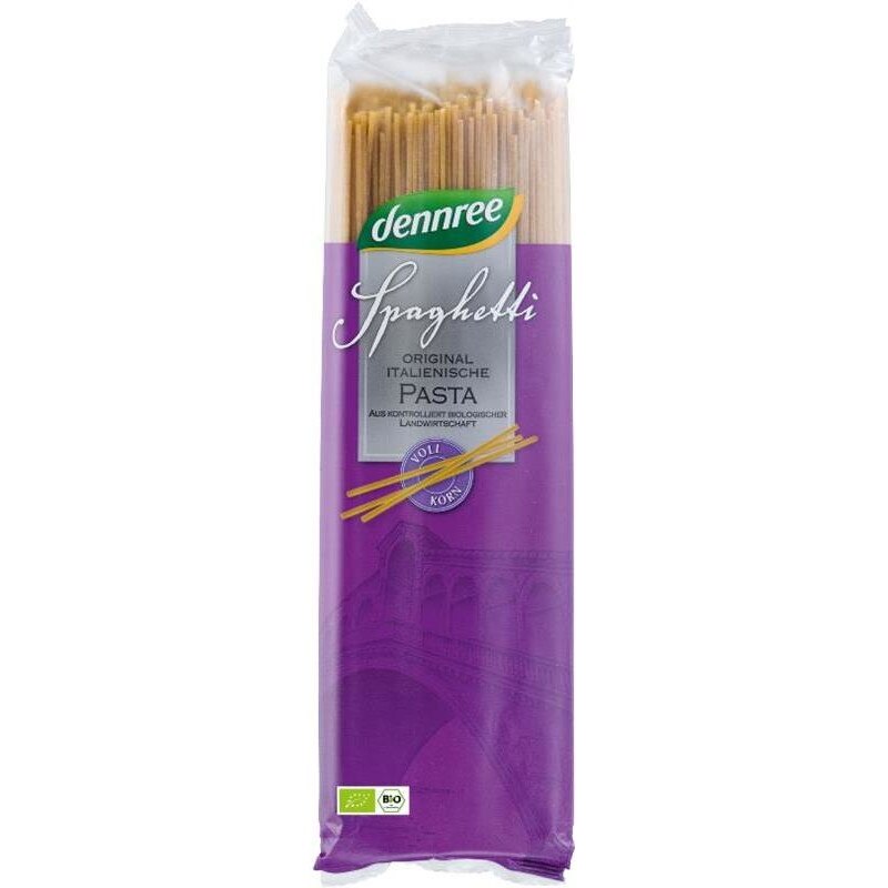 Spaghete din Grau Dur Integral Bio Dennree 500gr