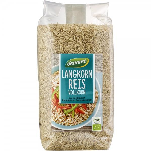 Orez Bio Brun cu Bob Lung Dennree 1kg