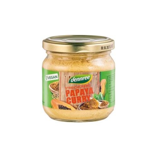 Pate Bio Vegetal cu Papaya si Curry Dennree 180gr