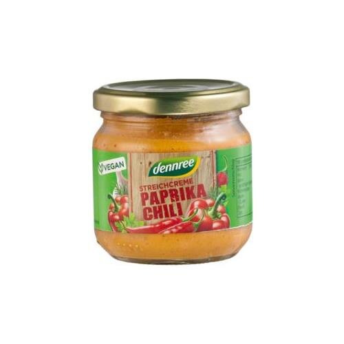 Pate Bio Vegetal cu Ardei si Chili Dennree 180gr