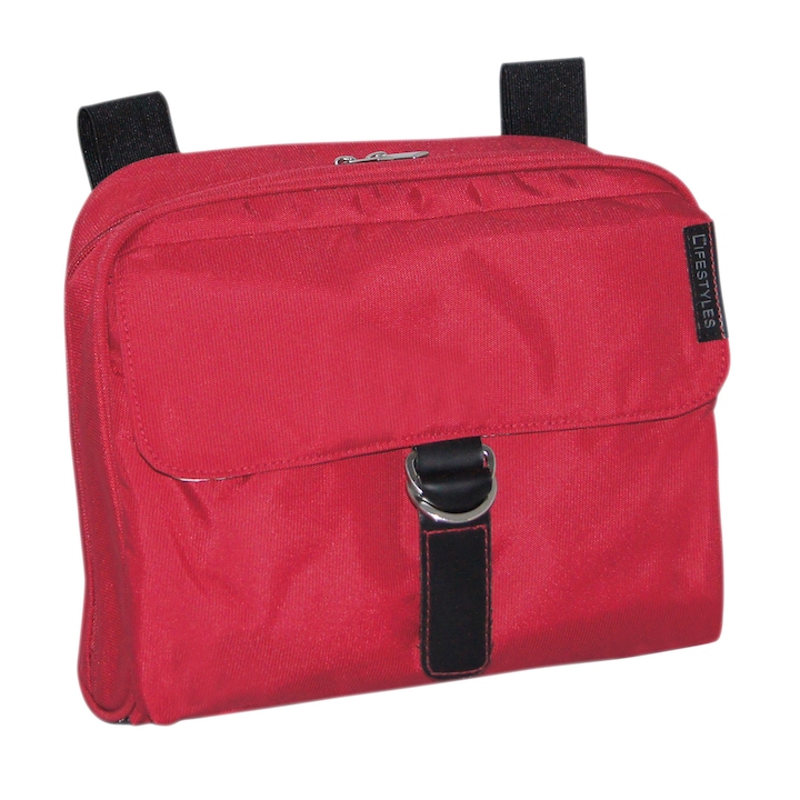 Lifestyles compact pram táska rasberry színben