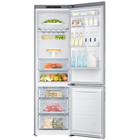Combina frigorifica Samsung RB37J5010SA, 367 l, Clasa A+, Full No Frost, H 201 cm, Argintiu