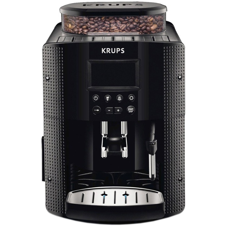 Espressor automat Krups Espresseria EA8150, 1450W, 15 bar, 1.7 l, Negru