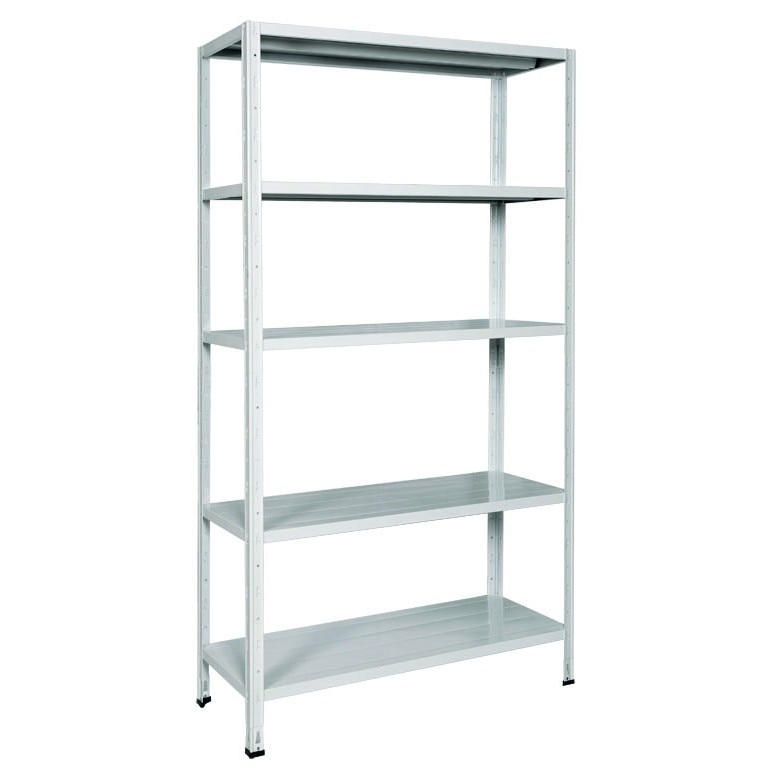 Raft metalic ALB, 70 kg/polita, 186 x 100 x 40 cm, 5 polite, montaj fara surub