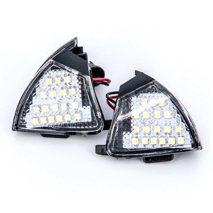 Set 2 Lampi LED Undermirror XtremeVision® dedicate pentru VW GOLF 5, PASSAT B6, JETTA, EOS, TOUAREG - BTLL-057