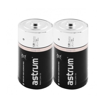 Set 2 Baterii Alkaline LR14, Astrum AAB014 Set 2 Baterii Alkaline LR14, Astrum AAB014