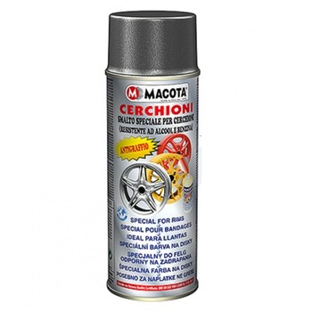 Vopsea spray jante Macota Alb Metalizat 400 ml. Vopsea spray jante Macota Alb Metalizat 400 ml.