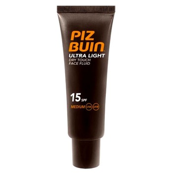 Lotiune cu protectie solara Piz Buin Ultra Light Dry Touch Face, SPF 15 pentru fata, 50 ml Lotiune cu protectie solara Piz Buin Ultra Light Dry Touch Face, SPF 15 pentru fata, 50 ml