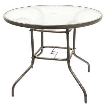 Masa gradina/terasa/curte Kring Bruxelles, rounda, 90x70 cm, gri Masa gradina/terasa/curte Kring Bruxelles, rounda, 90x70 cm, gri