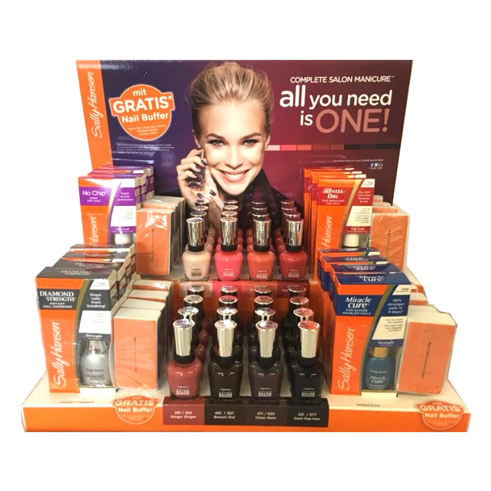 Set lacuri si tratamente pentru unghii Sally Hansen 48 piese Culoare Multicolor