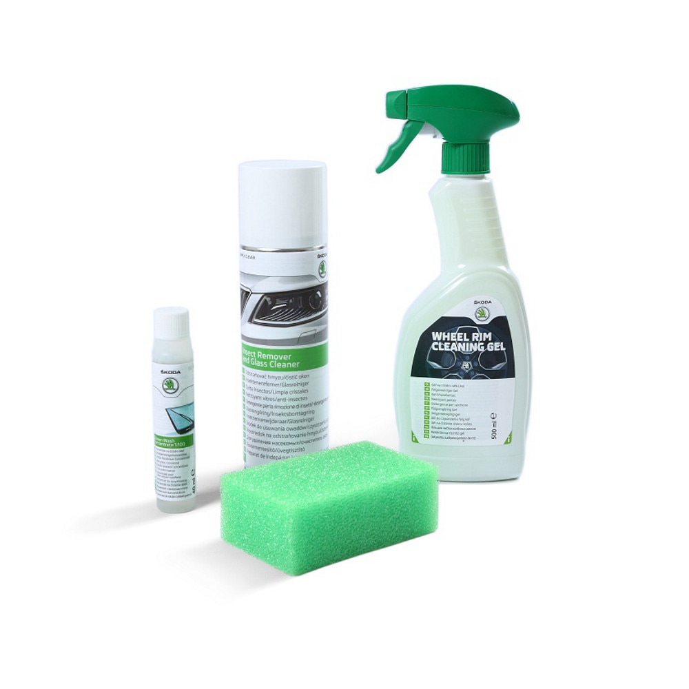 Kit Curatare si Ingrijire Auto Vara Original, Skoda, Multicolor