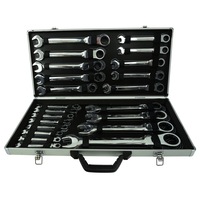 set de chei combinate cu clichet flexibil 6-32mm 22 piese geko g10342 valiza aluminiu imagen 4_1_
0