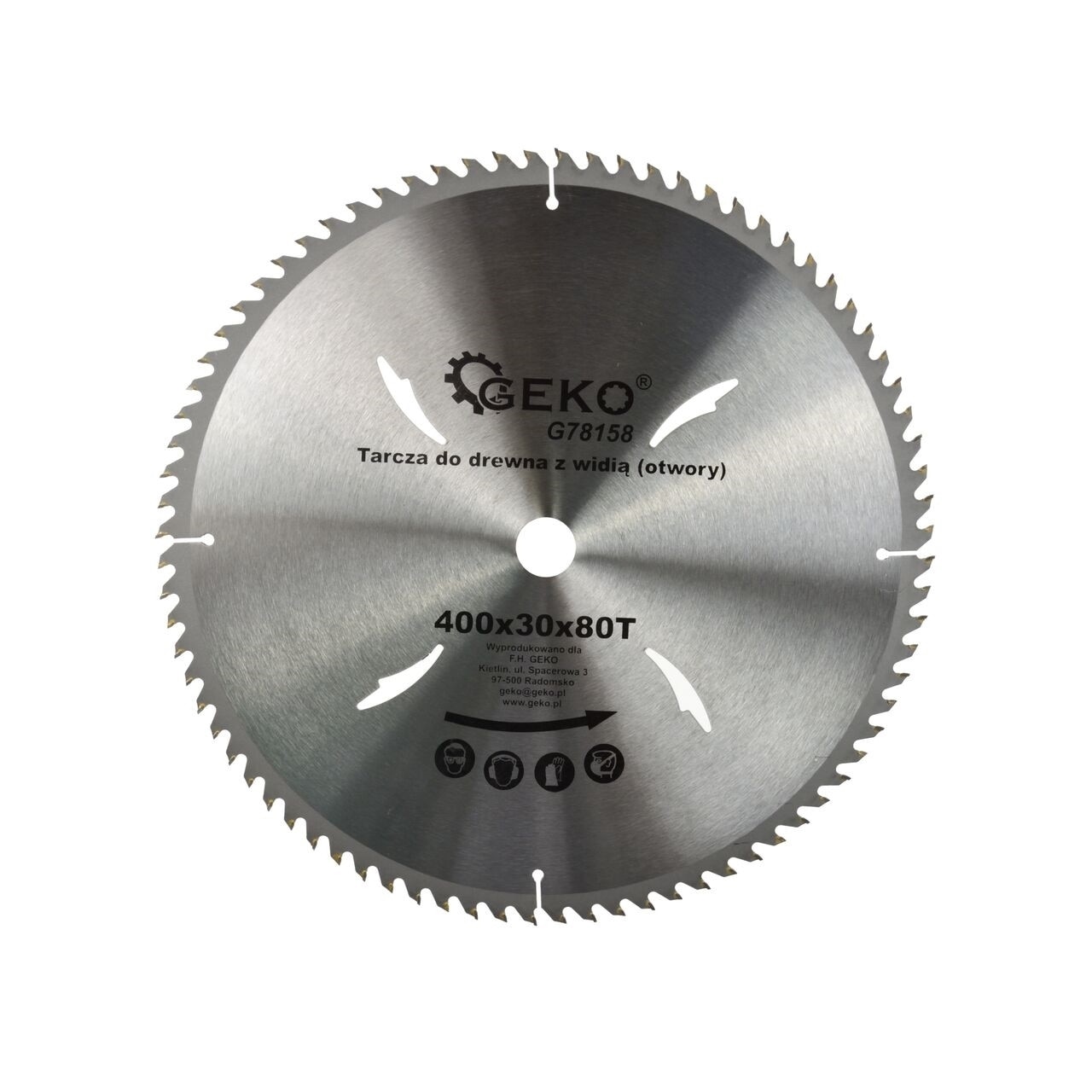 Disc circular pentru lemn 400x30x80T, GEKO G78158