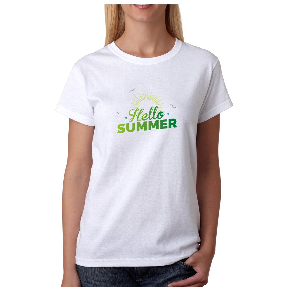 Tricou Dama Fruit of the Loom M Alb Personalizat