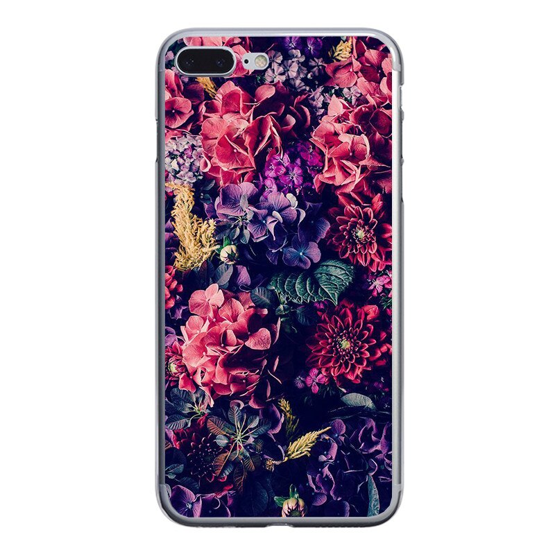 Husa Silicon Tattooit Hypnotic Flowers pentru Apple iPhone 8 Plus
