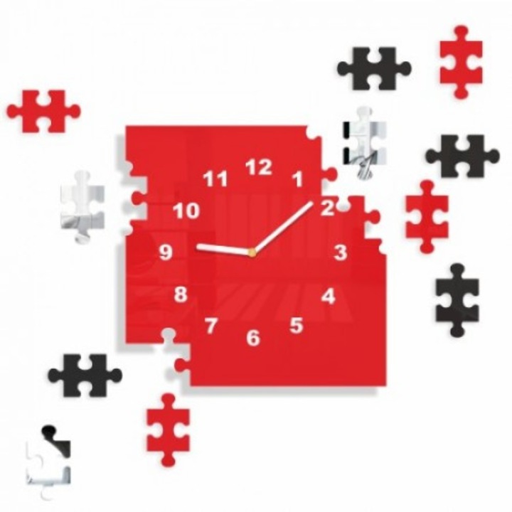 Design falióra - Puzzle Piros