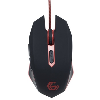Mouse optic Gembird MUSG-001-R, Gaming, 2400 dpi, Rosu Mouse optic Gembird MUSG-001-R, Gaming, 2400 dpi, Rosu