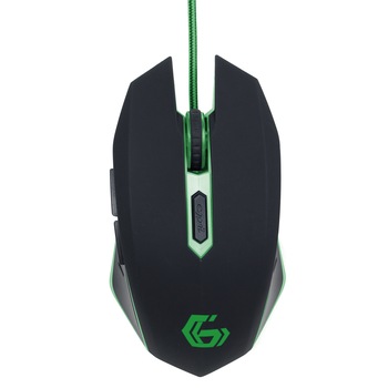 Mouse optic Gembird MUSG-001-G, Gaming, 2400 dpi, Verde Mouse optic Gembird MUSG-001-G, Gaming, 2400 dpi, Verde