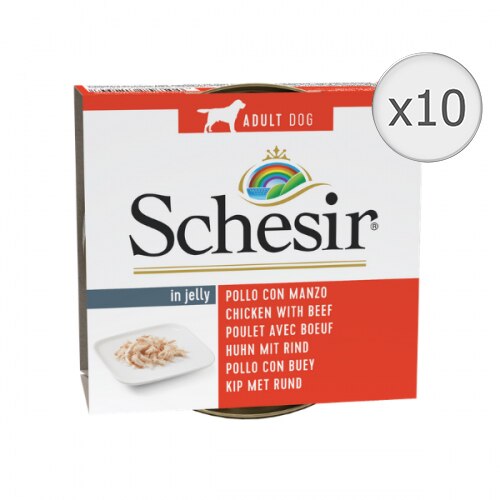 hrana umeda pentru caini schesir pui si vita 10x150g imagen 59_2_
6