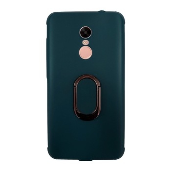 Husa de protectie cu stand metalic si inel pentru suport magnetic Xiaomi Redmi Note 4 / 4X, albastru Husa de protectie cu stand metalic si inel pentru suport magnetic Xiaomi Redmi Note 4 / 4X, albastru