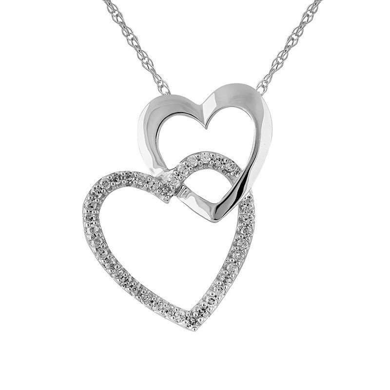 Pandantiv cu Lant Blanco's Aur 18k Diamante, 45 PH3232-W