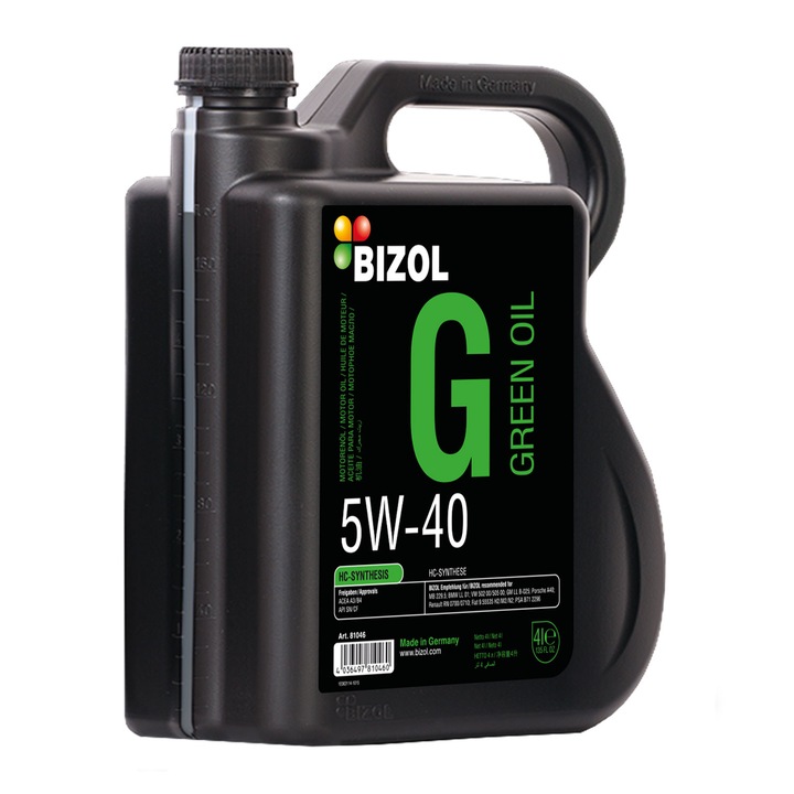 Ulei motor Bizol Green Oil 5W40 4L