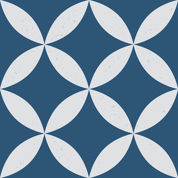 Tapet Premium Artfoyer - Encaustic, Ornament, Geometric, Vintage, Blue, Vlies (Non-Woven), Eco Frendly, Nu necesita adeziv, Set 3 role, 5,4 mp Tapet Premium Artfoyer - Encaustic, Ornament, Geometric, Vintage, Blue, Vlies (Non-Woven), Eco Frendly, Nu necesita adeziv, Set 3 role, 5,4 mp