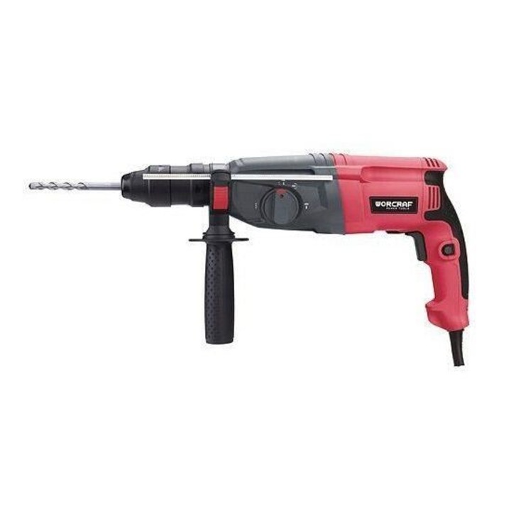 Ротационен нож SDS PLUS, 2 сменяеми патронника, 820 W, WORCRAFT