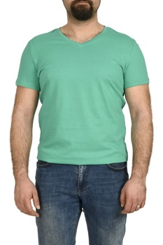 Tricou barbat in anchior, GloStory, Verde, Verde Tricou barbat in anchior, GloStory, Verde, Verde