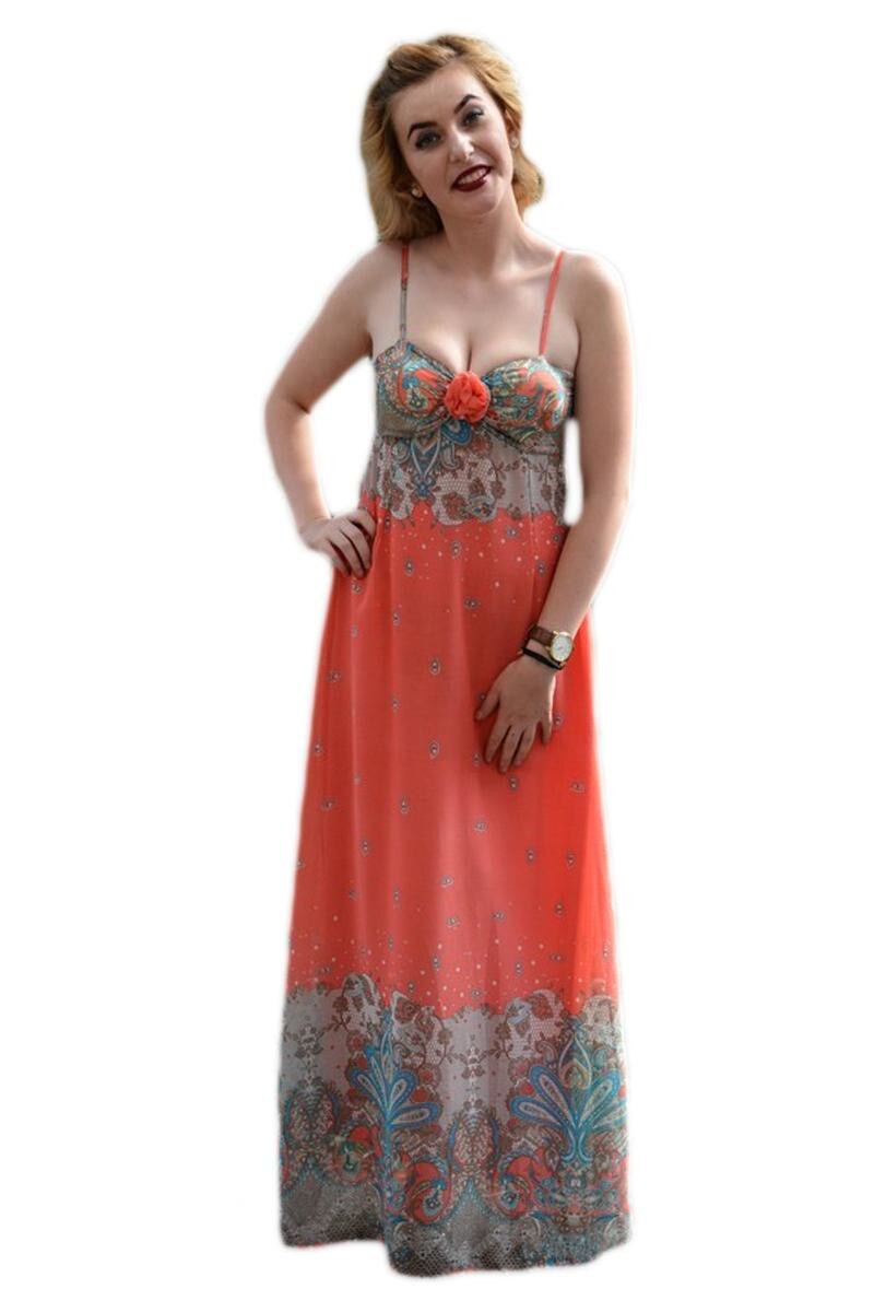 Rochie moderna, croi simplu si elegant,D&J Exclusive, Corai