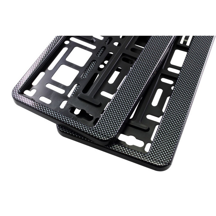 Rendszámtáblatartó keret HP Carbon, széntartalmú – 2 db