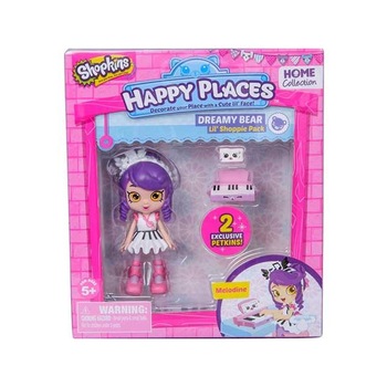 Set Jucarie Shopkins: Happy Places Figurina Melodine cu accesorii 8cm Set Jucarie Shopkins: Happy Places Figurina Melodine cu accesorii 8cm