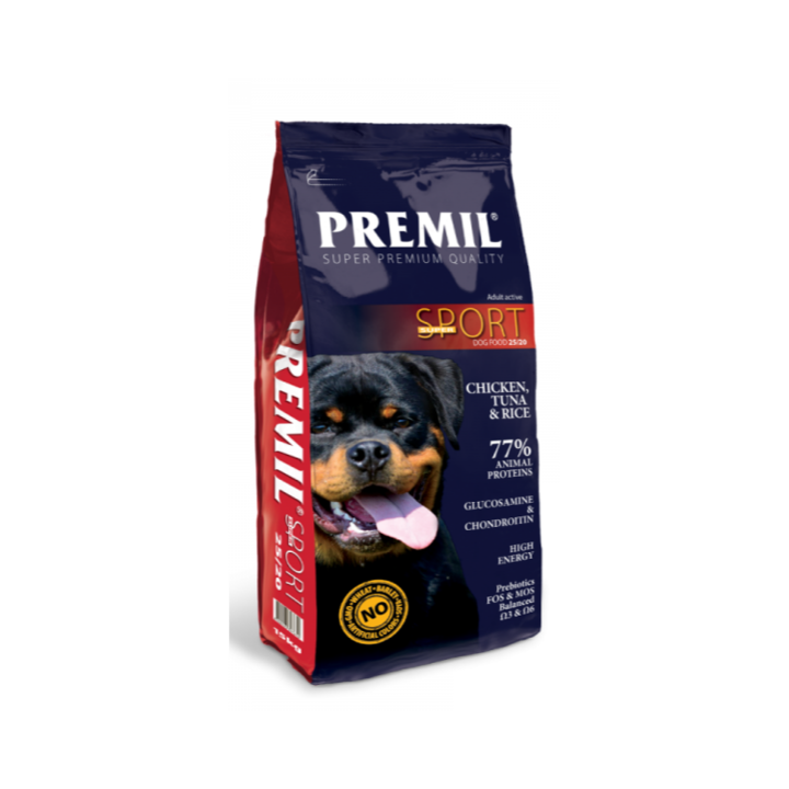 Hrana de caini Caini Activi Premil Dog Super Sport, Energie, - 15 Kg
