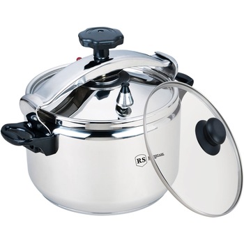 Oala sub presiune Rainstahl 7 litri, diametru 24 cm, cu capac, inox Oala sub presiune Rainstahl 7 litri, diametru 24 cm, cu capac, inox