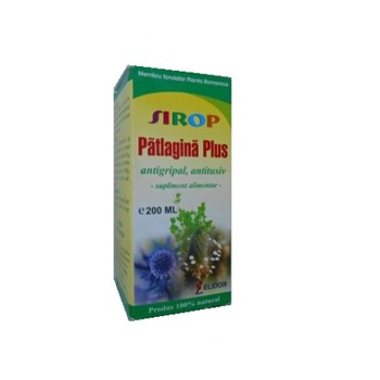 Sirop patlagina plus 200 ml Sirop patlagina plus 200 ml