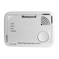 Detector monoxid de carbon XC70 Honeywell, 90 dB, baterii incluse
